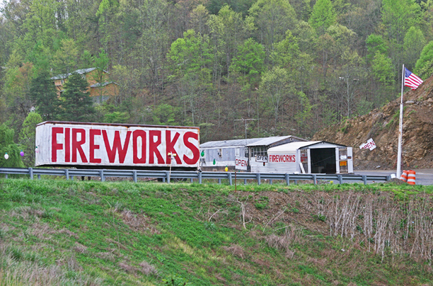 Fireworks!<br />
Washington County<br />
Tennessee