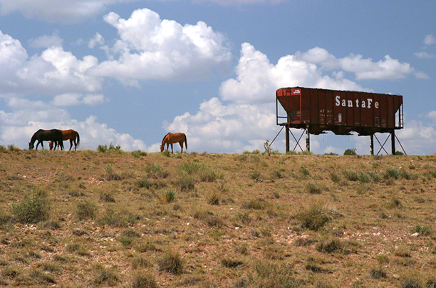 Hopper, Recycled<br />
Guadalupe County<br />
New Mexico
