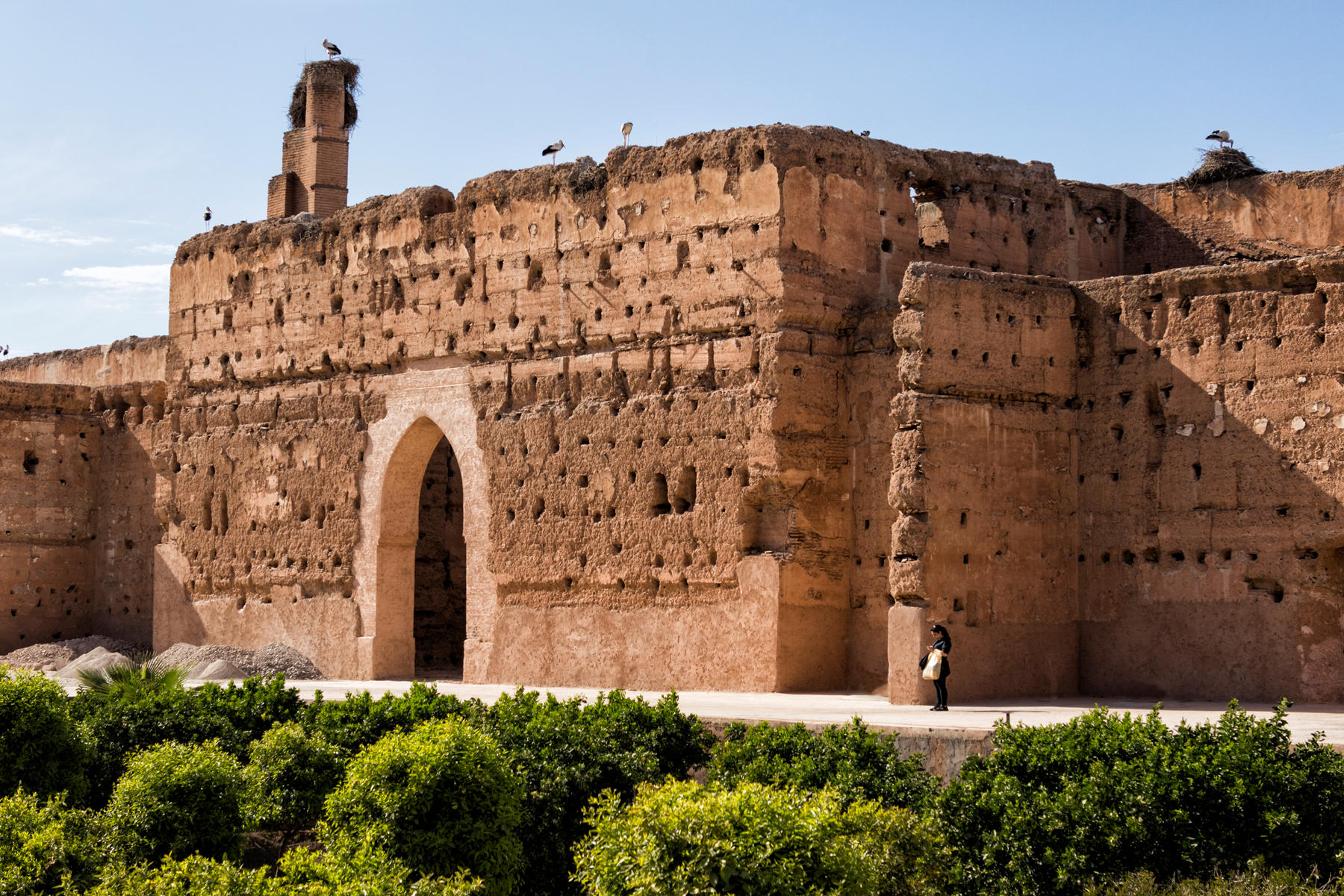 Ruins of El Badi Palace<br />Marrakech<br />0674