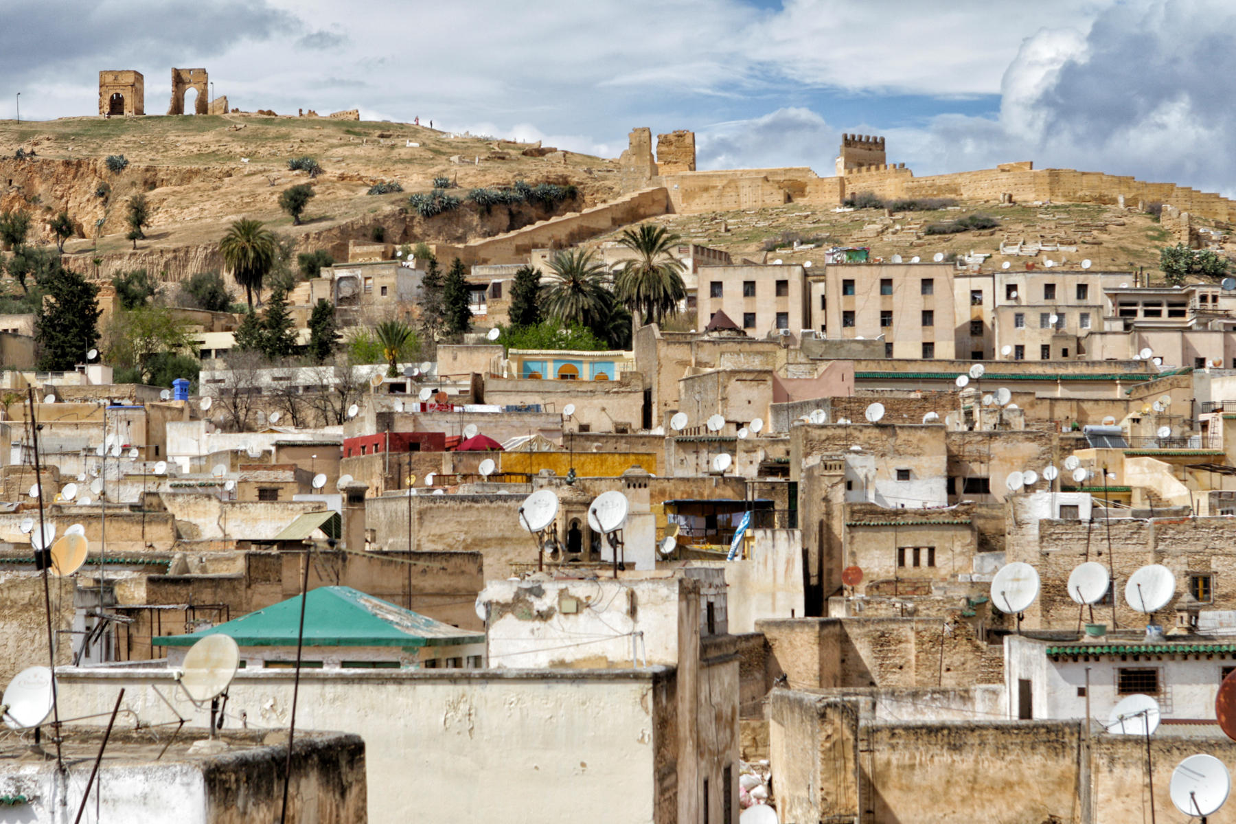 Rooftop View, 
Nejjarine Museum, Fes<br />3023