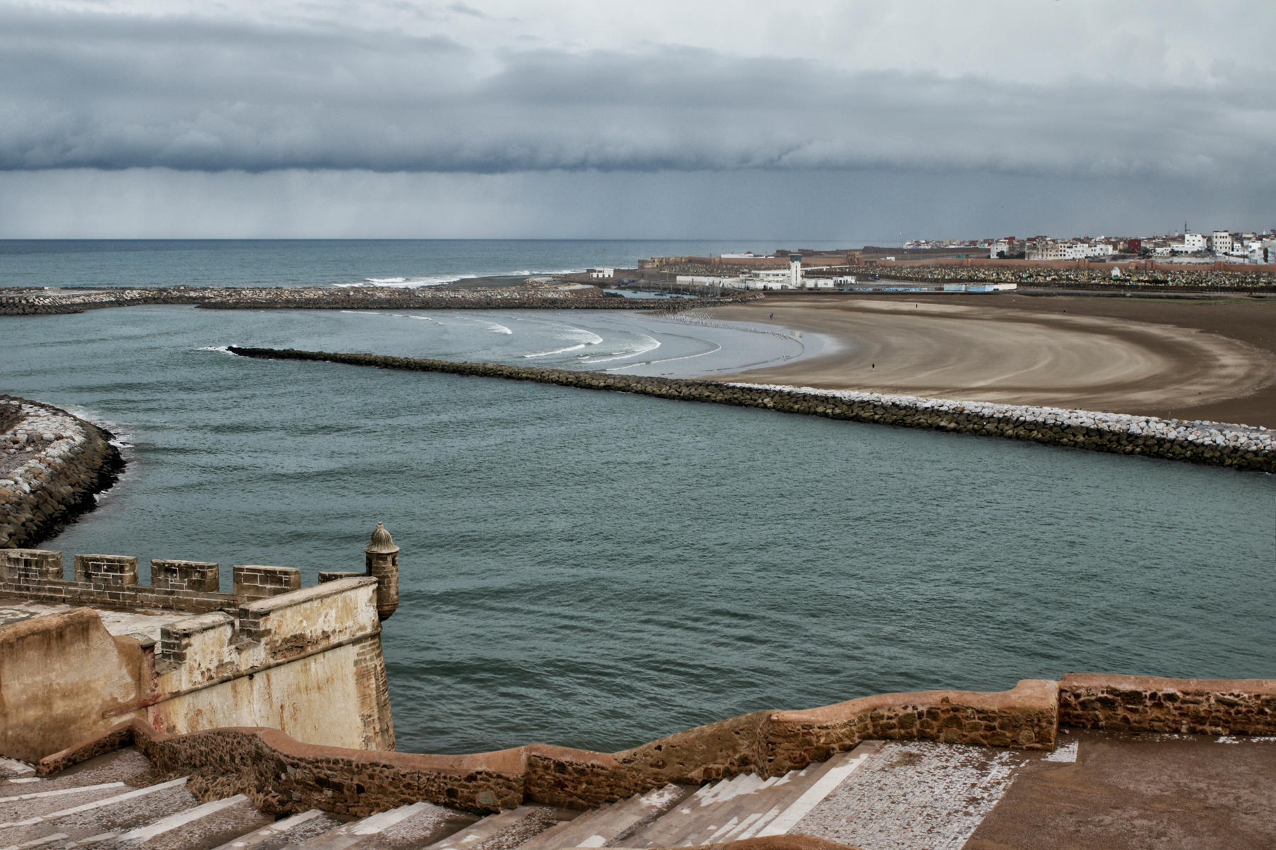 Oued Bou Regreg and the Atlantic Ocean, 
Oudaia Kasbah, 
Rabat<br />3410