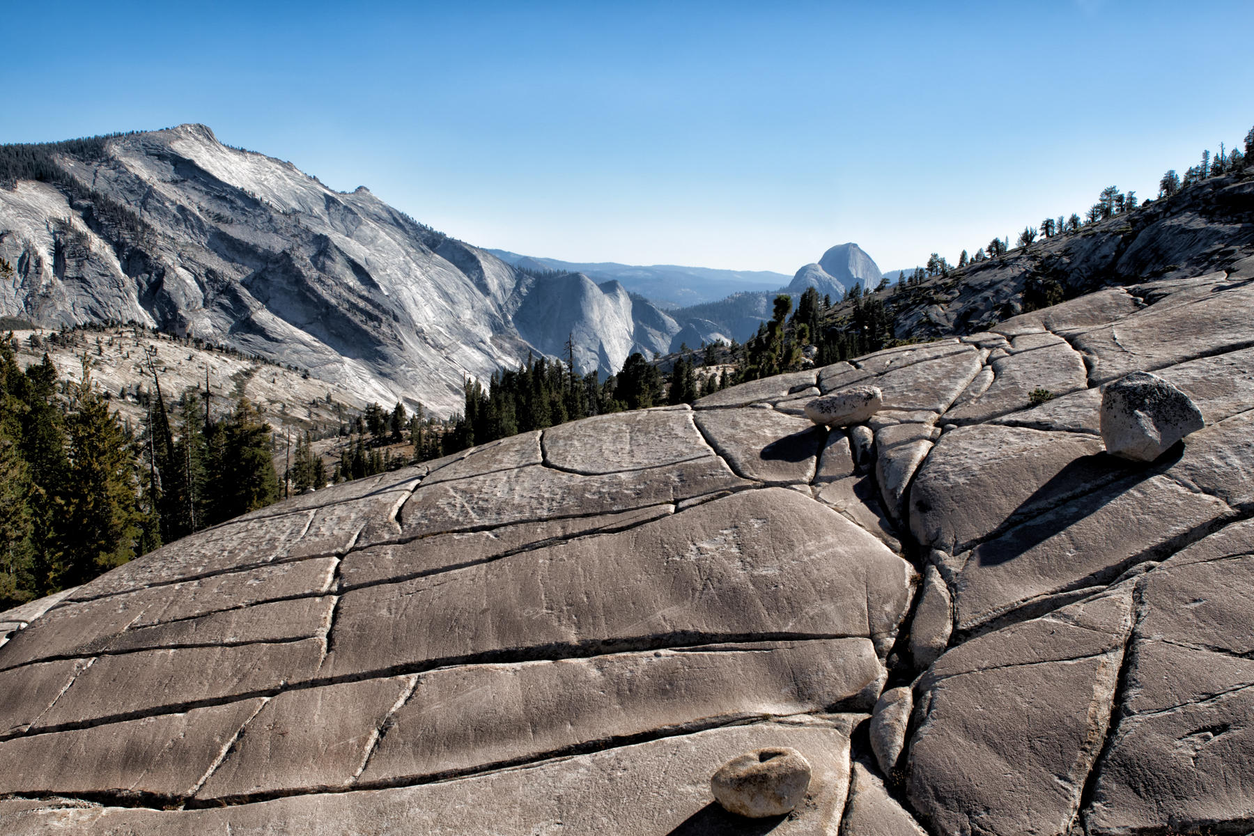 Tenaya Canyon from Olmstead Point 1343<br />Yosemite