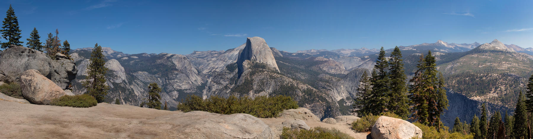 Glacier Point Pan 1913-19<br />Yosemite