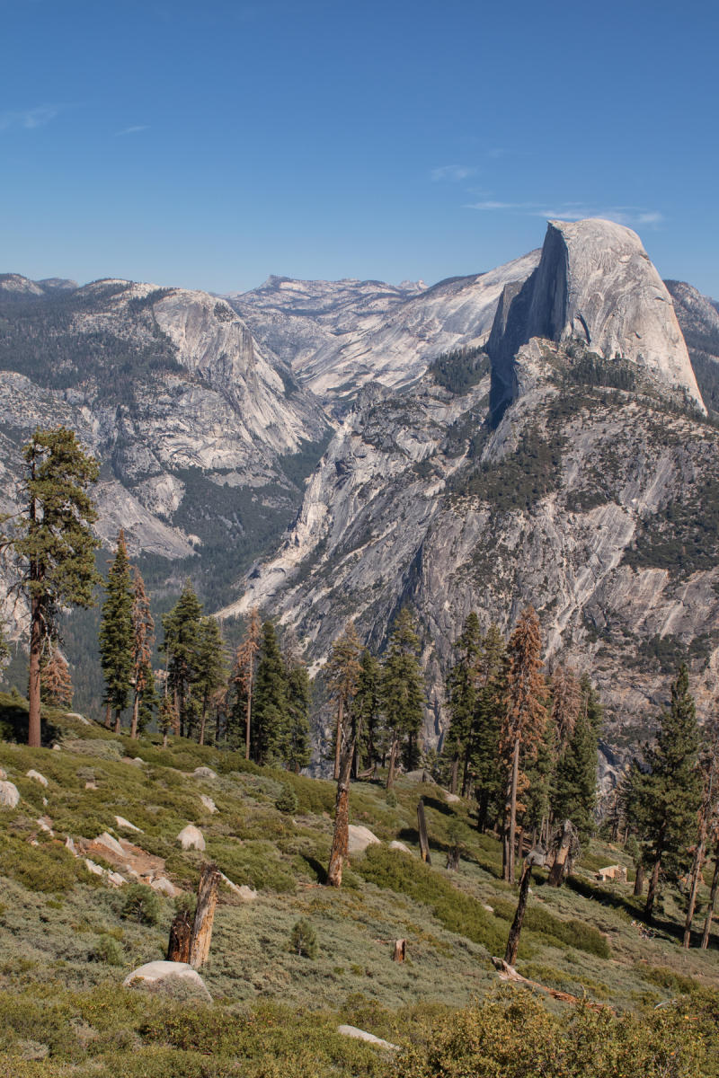 View of Half Dome 1927<br />Glacier Point<br />Yosemite