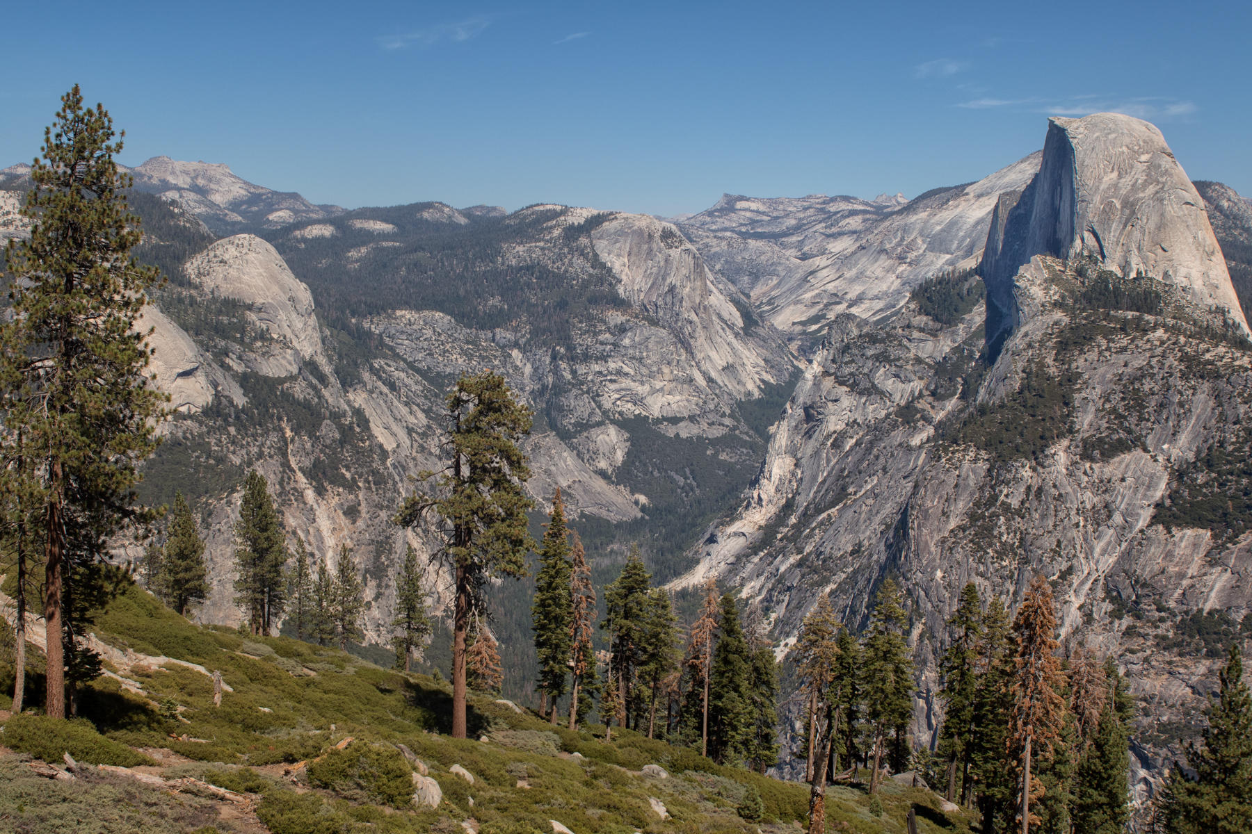 View of Half Dome 1928<br />Glacier Point<br />Yosemite