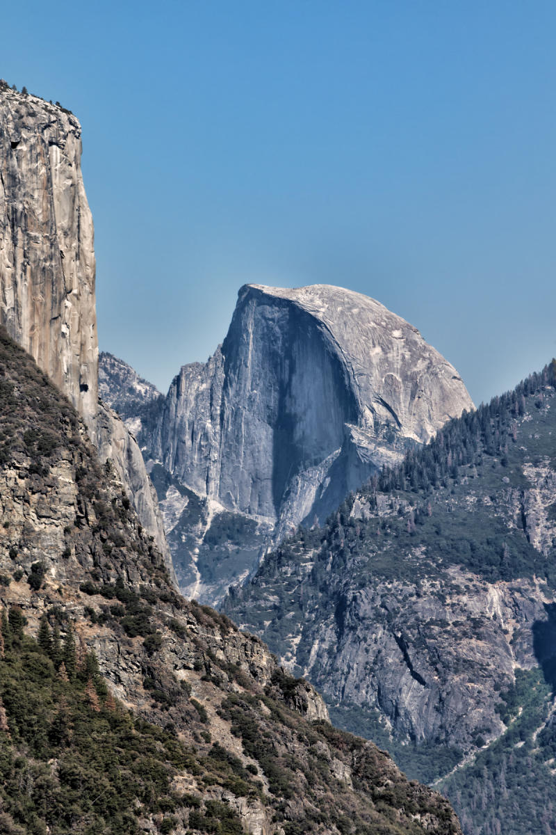 Half Dome 1984<br />View from Big Oak Flat Road<br />Yosemite