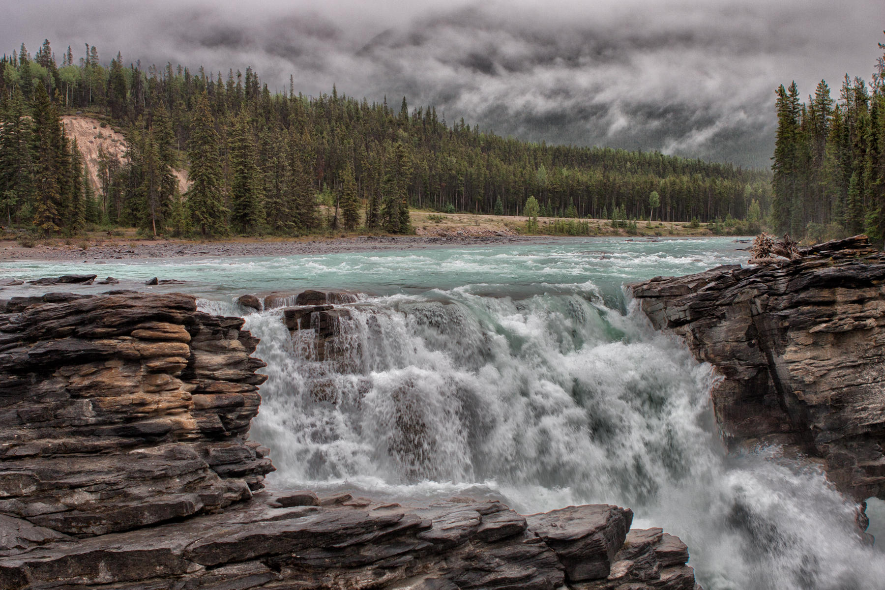 Athabasca Falls<br />Banff<br />1068