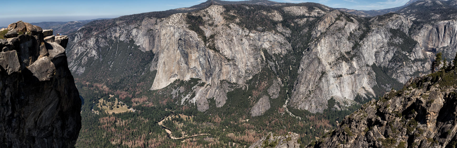 Yosemite Valley viewed from Taft Point 1840-43