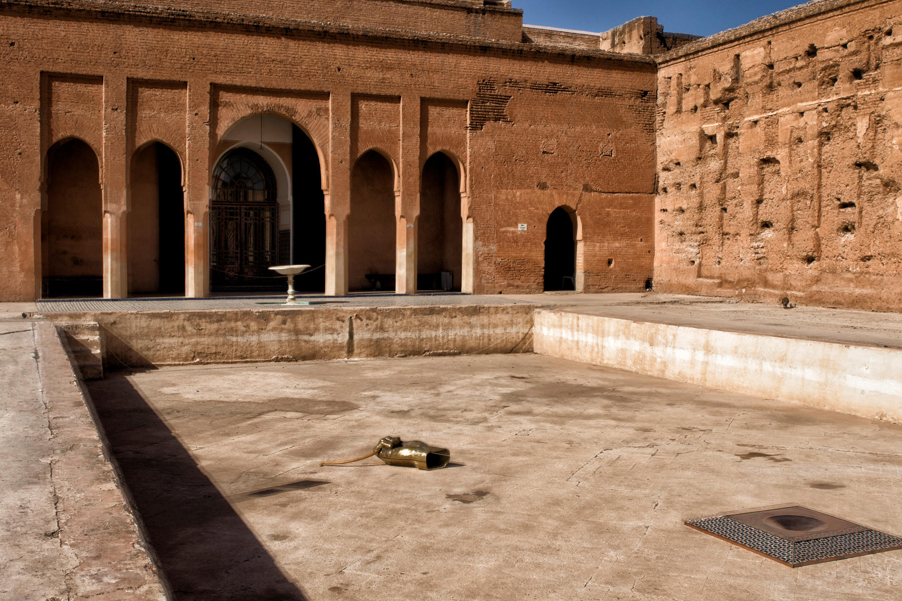 Ruins of El Badi Palace, Marrakech<br />0664