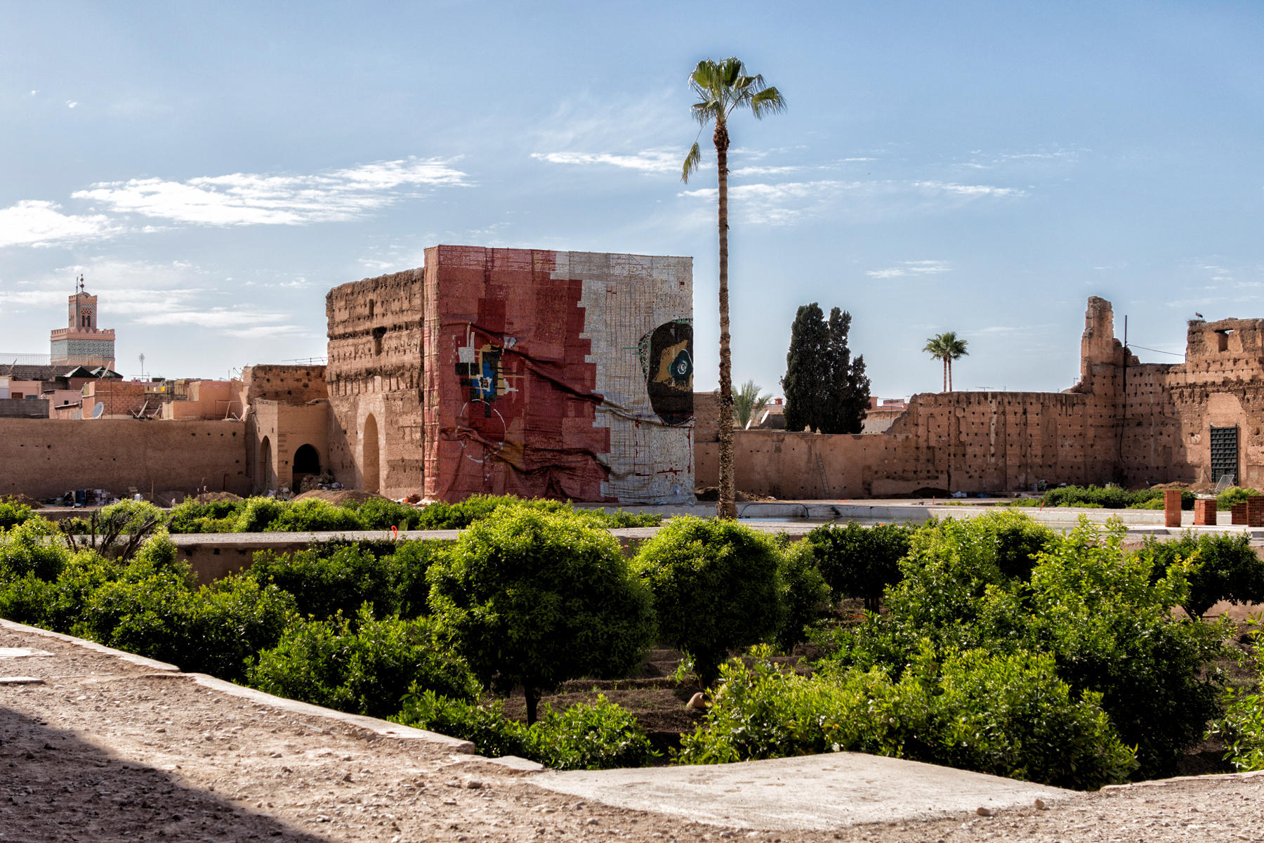 Ruins of El Badi Palace, Marrakech<br />0671