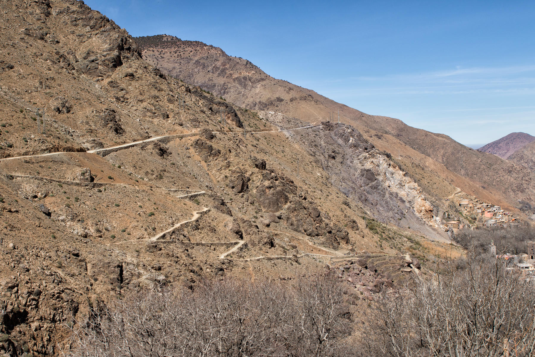 High Atlas Mountains, near Imlil<br />0797