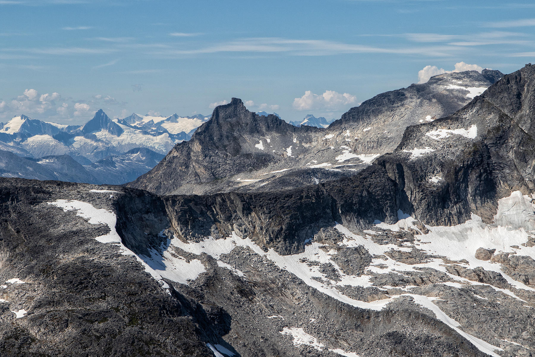 0401<br />Coast Mountains near Skagway<br />helicopter view