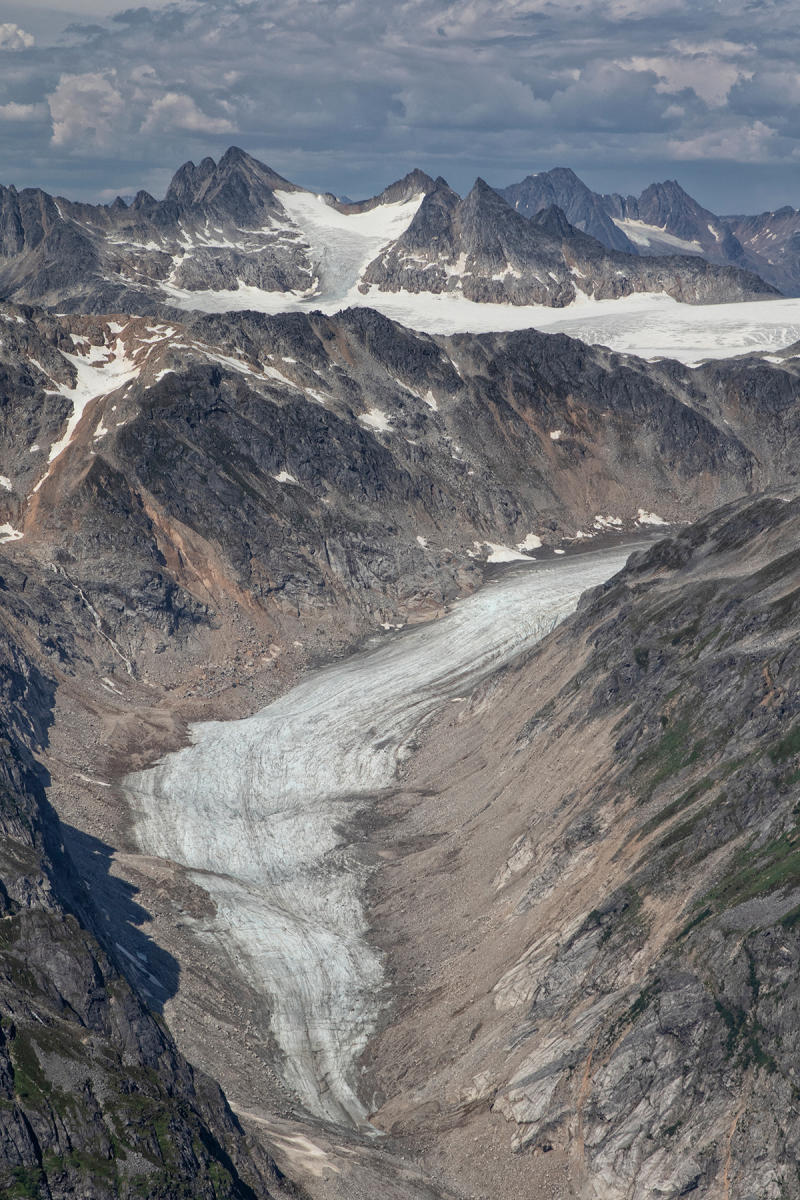 0402<br />Coast Mountains near Skagway<br />helicopter view